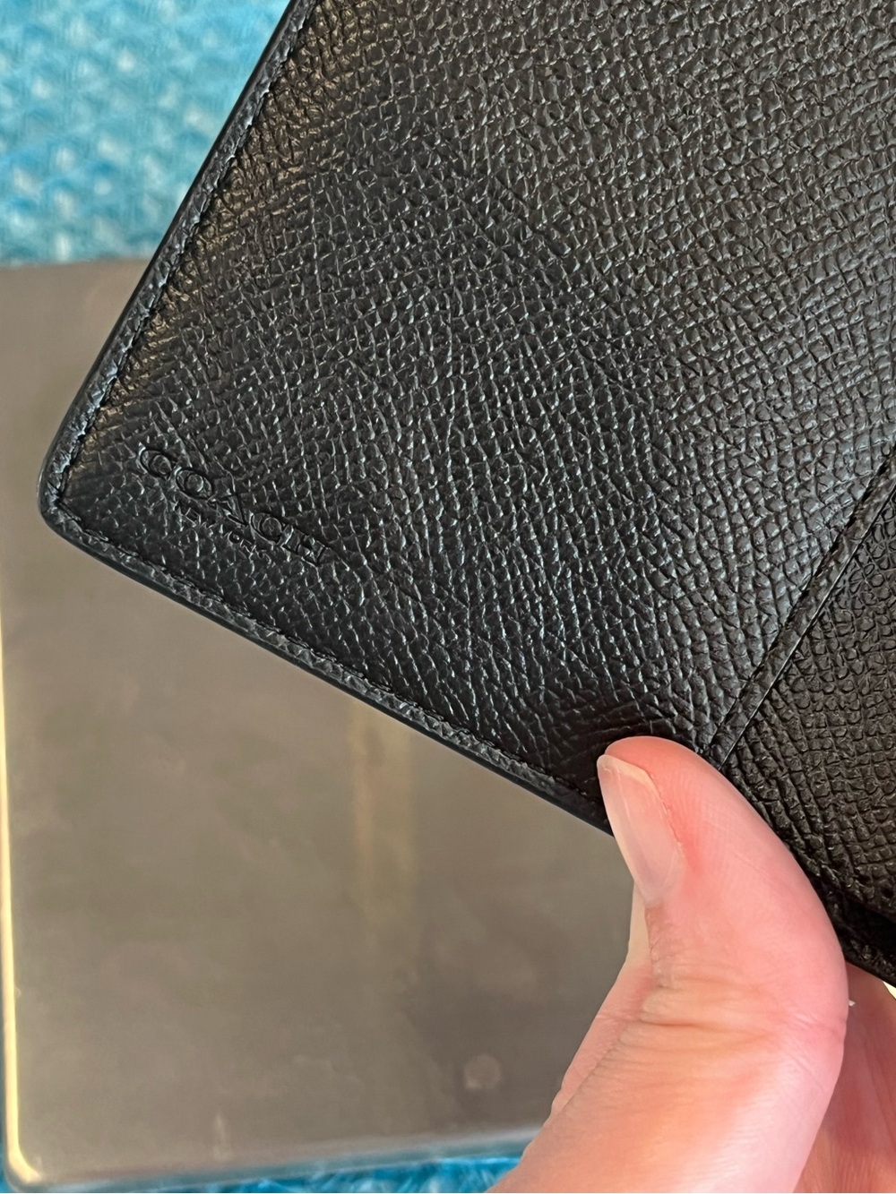 Coach Compact Black Wallet - Picture 5 of 13